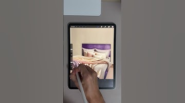 Not just a bedroom: How I draw coziness on the iPad! Interior Sketch, Procreate app