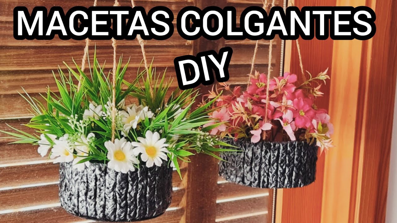 🌸🌼🌱💞CÓMO HACER MACETAS 💞🌱🌸🌼DIY, PAPEL - YouTube