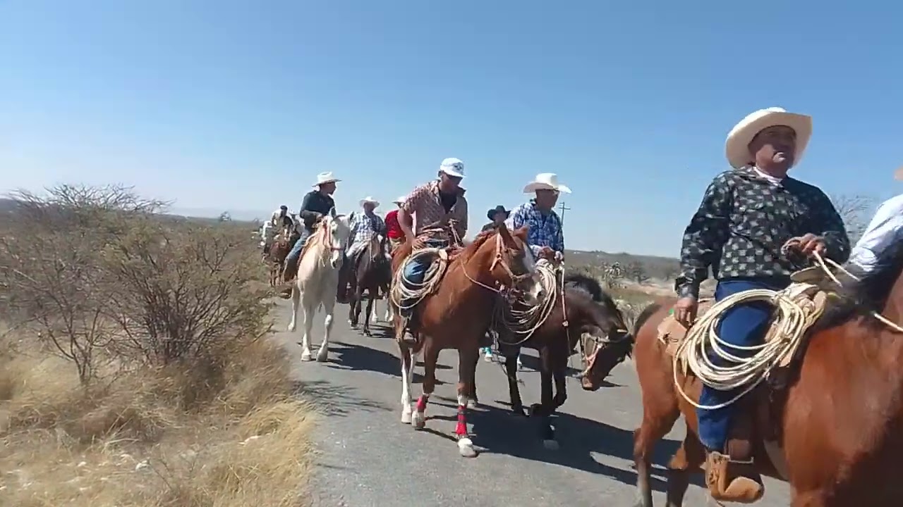 Cabalgata de la ruta de Hidalgo. 