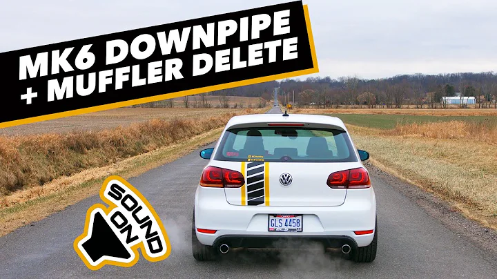 VW MK6 GTI Muffler Delete and Downpipe Comparison | ECS Tuning