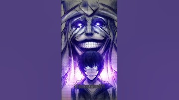 Drawing That Statue From Solo leveling |Glowart|#anime #animedrawing #penart