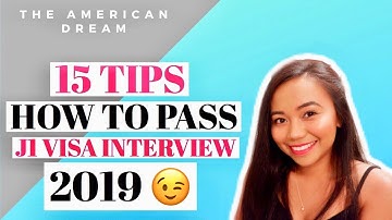 TIPS ON HOW TO PASS A J1 VISA INTERVIEW || #J1VISA EPISODE 10 || rioworldwide