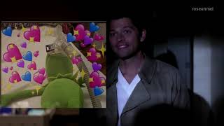 castiel is being extremely adorable for almost 3 minutes straight