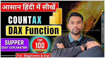 🎯 COUNTAX DAX Function in Power BI Explained! 🔢 | Complete DAX Bootcamp