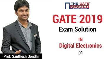 GATE 2019 Answer Key - Video Solution for Instrumentation Engineering | Digital Electronics - 01