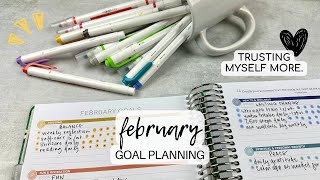 FEBRUARY 2024 GOALS + week 5 weekly actions | MAKSELIFE MONTHLY GOAL SETTING | #mäksēlifeplanner