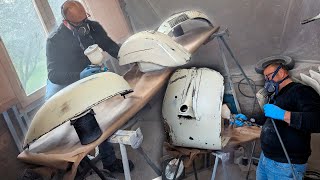 EL TOQUE MÁGICO ✨ Cómo LOGRAR el aspecto ENVEJECIDO  PERFECTO en tu VESPA. Cap 5. Vlog 180