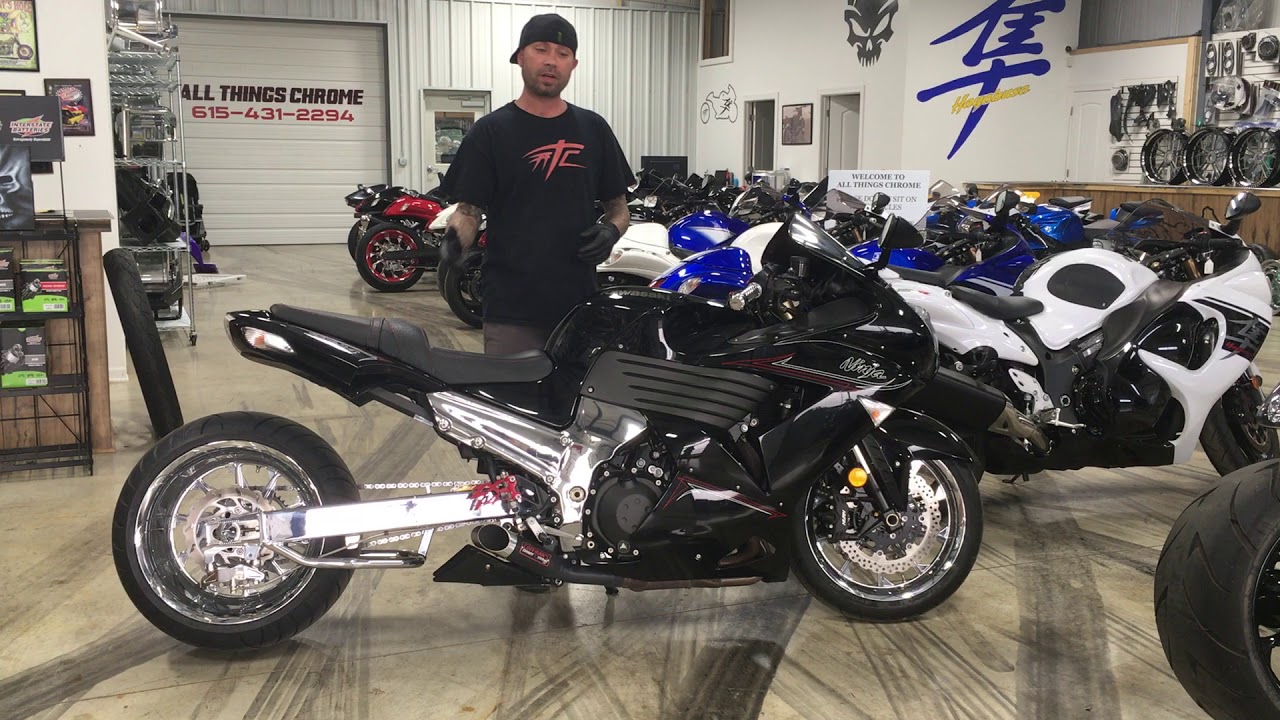 ZX14 STUPID CHEAP AT ALL THINGS CHROME - YouTube