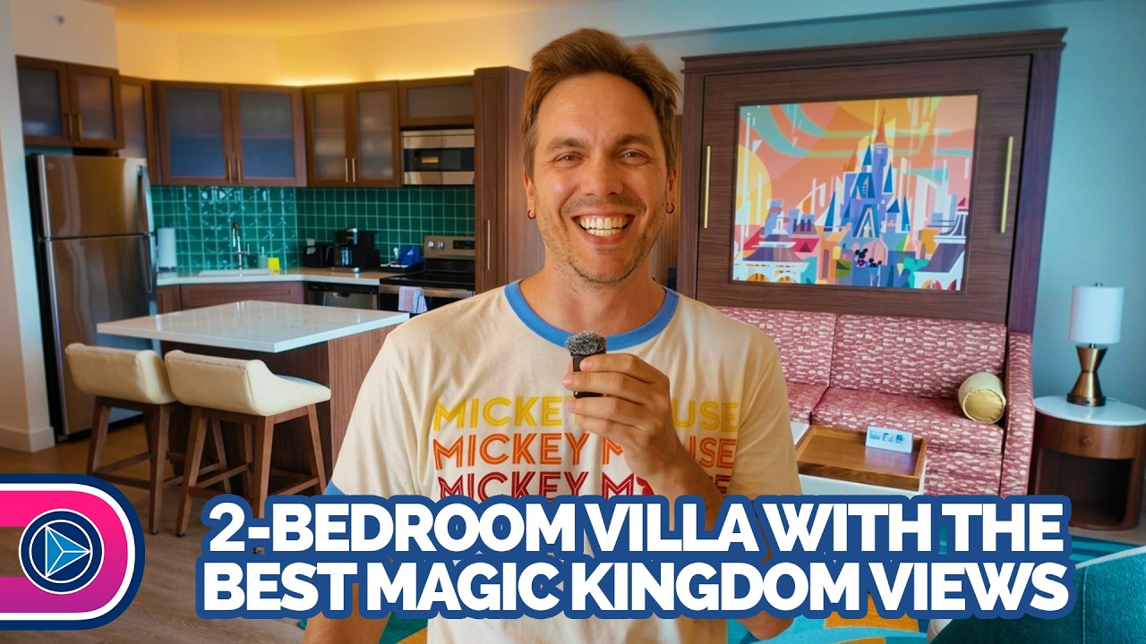 This 2-Bedroom Disney Villa at Bay Lake Tower Has AMAZING Magic Kingdom Views!