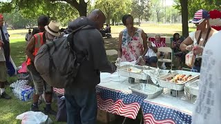 Community hosts Fourth of July cookout for homeless families and veterans