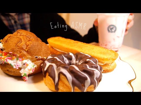 [ASMR] ３種のスイーツを食べる / Eating Sounds [咀嚼音]