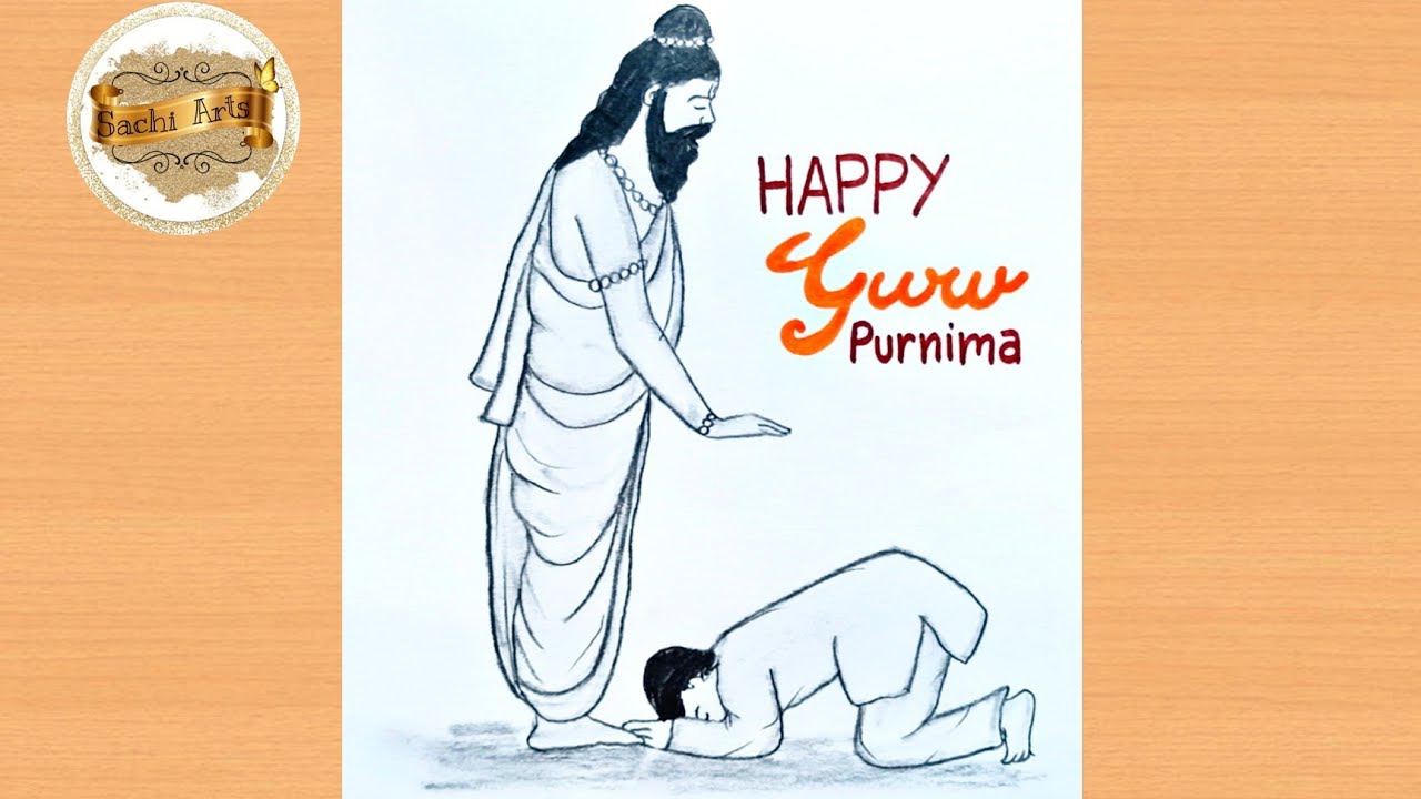 Guru Purnima Drawing Full  Colours Creativity Space  Facebook