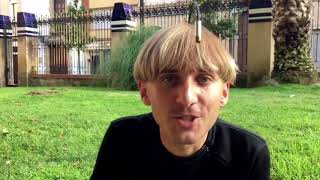 Neil Harbisson before the SuperNova Conference 2018