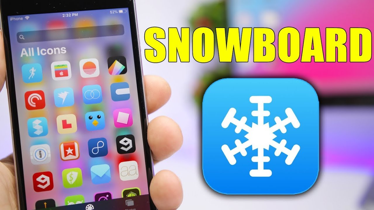 SNOWBOARD - A New iOS Theming Platform - YouTube