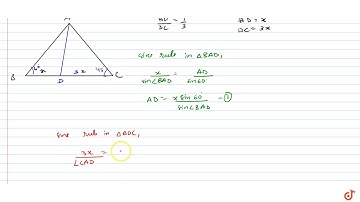 In a triangle `ABC`, `/_B=pi/3, ?_C=pi/4` and `D` divides `BC` internally in the ratio `1:3` T