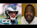 Carson Wentz looks like a scrub and Jalen Hurts will probably replace him - Damien Woody | Get Up