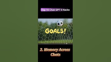 Chat GPT - 5 Hacks - Memory Across Chats