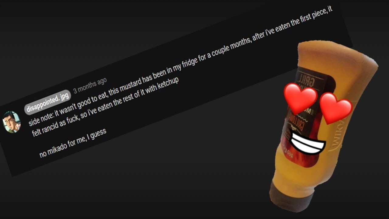 I love Mikado Mustard meme ️ YouTube