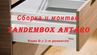 Сборка и монтаж ящика Blum Tandembox Antaro