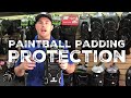 Paintball arm pads and paintball knee pads  pro edge paintball store