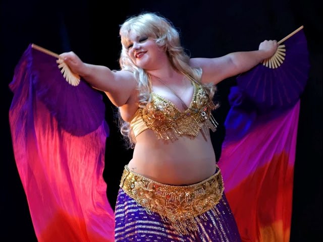 Belly Dancing costume with Flowers