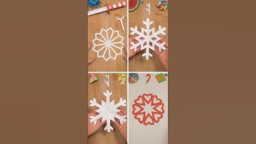 EASY BEAUTIFUL CHRISTMAS CRAFTS, 4 PAPER SNOWFLAKE | CAPTIVATING DECOR