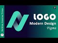 Logo design and animation figma