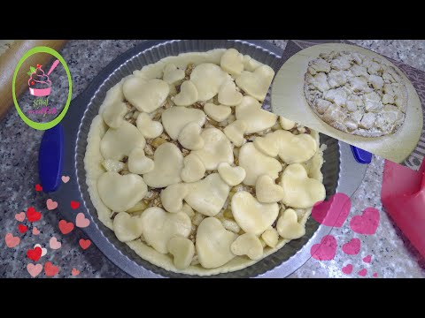 Elmalı Tart/Kalpli Kalıpla Harika Bir Sunum..