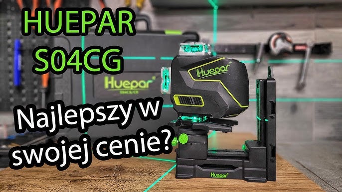 Examen du niveau laser Huepar S04CG/CR 4D