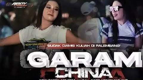 DJ GARAM CINA - BASS RUDAL MIDDLE HELIKOPTER || DJ PARTY KARNAVAL AMUNISI CEK SOUND 2025