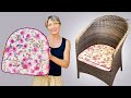 Patio Armchair Cover / Renovate Old Cushion Cover / Sew With Ulyana