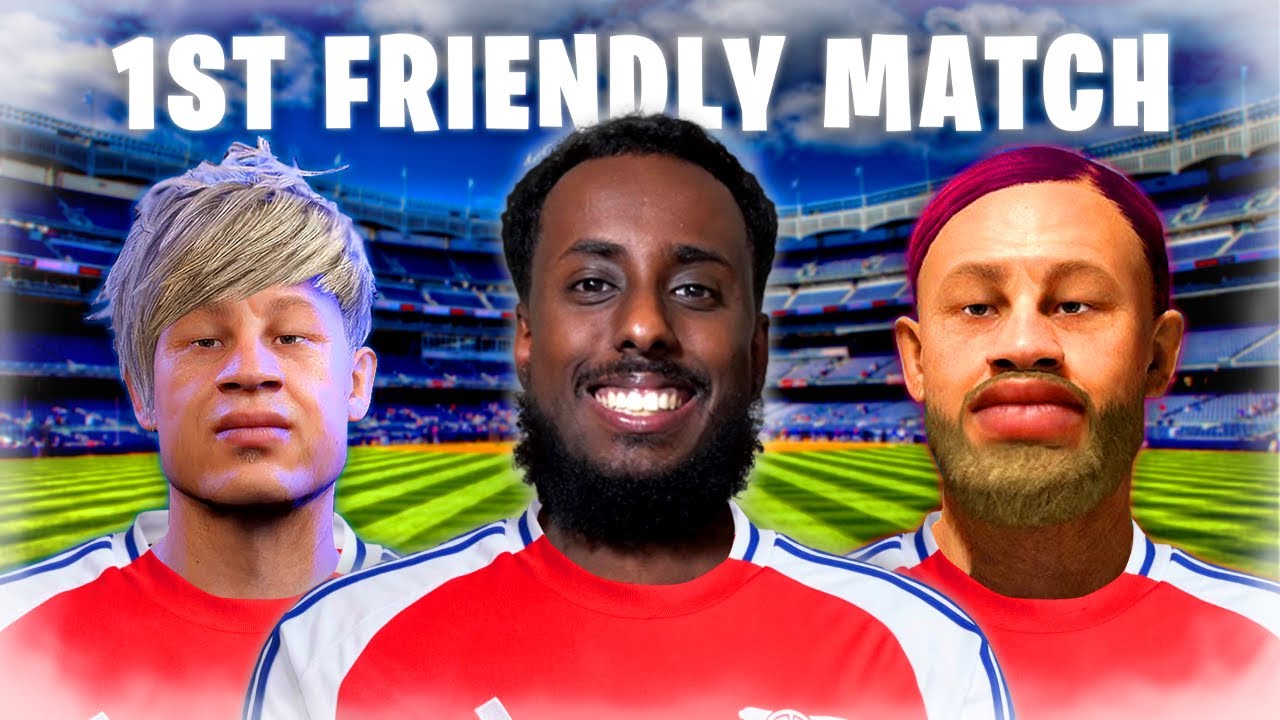 MY PRO CLUBS TEAM PLAYED OUR 1ST EVER FRIENDLY MATCH OF FC25!