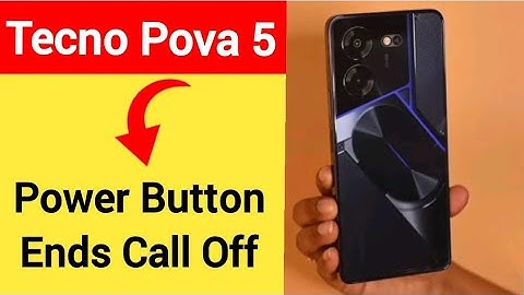 How to turn off power button and call,Tecno Pova 5 me power button and call off kaise karen