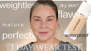 Laura Mercier Real Flawless Weightless Perfecting Foundation - 3 Day Wear Test - Dry or Mature Skin