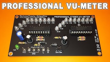 Vu-Meter Stereo -20 +3dB LM3916 - PCB TUTORIAL