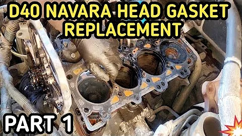 2011Nissan Navara/Frontier d40/Cylinder Head Gasket Replacement Yd25 PART 1