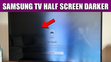 Samsung TV Half Screen Darker? Quick Fixes!