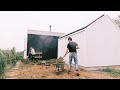 Amazing waste water recycling system  building off grid cabin