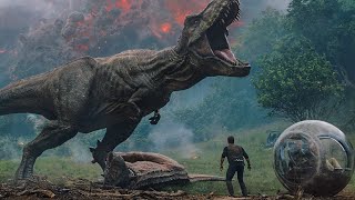 volcanic eruption Scene in Jurassic World: Fallen Kingdom (2018) in 4K