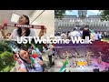 college diaries ep.4✨: UST Welcome Walk!!🐯💛 + GO USTE GO USTE🥁
