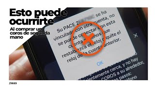 ❕DON'T ❌ LET THIS HAPPEN to YOU when BUYING a SECOND-HAND COROS WATCH❗️ screenshot 4