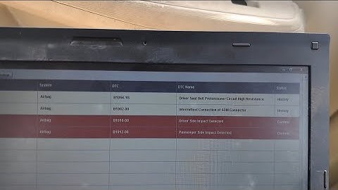 Air Bag light Glowing In Dzire #B1010 #B1012