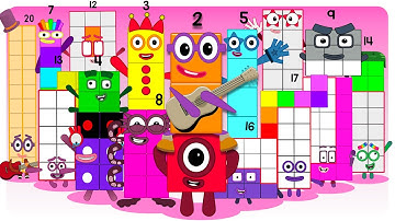 Sprunki OC Numberblocks 1 to 20 | Compilation Incredibox #sprunki #incredibox #numberblocks