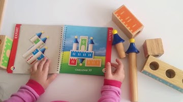 Castle Logix, Smart Games, Educational Insights, Wooden Castle Blocks