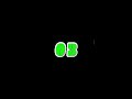 SILENT - 10 Second Countdown Timer - Green & White - Outline