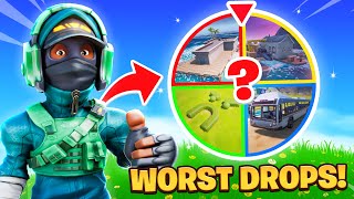 The *WORST* DROP SPINNING WHEEL Challenge!