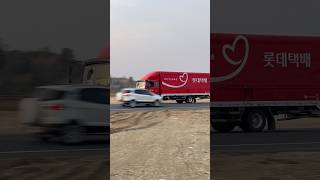 A Red Kuner Truck Driver On The Road kunertruck heavyvehicle truckdriver driver road dumptruck