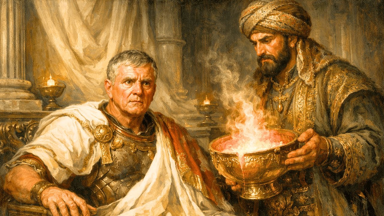 Бруталната смърт на Крас — разтопиха злато в гърлото му