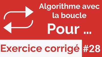 Exercice corrigé #28 : La Boucle Pour - Structures répétitives (Darija)